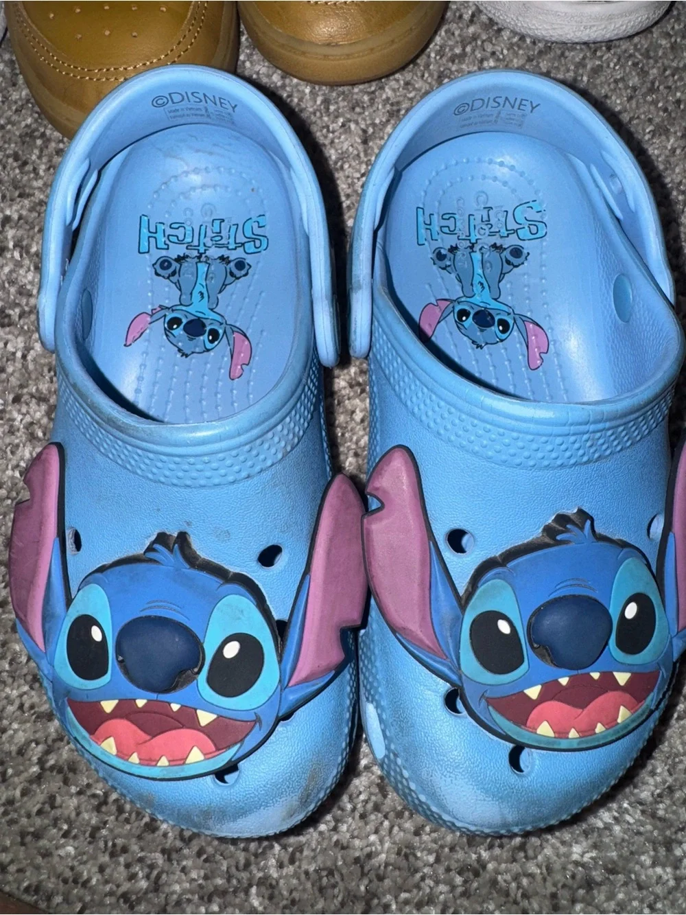 Disney Blue and Pink Stitch Kids Sandals